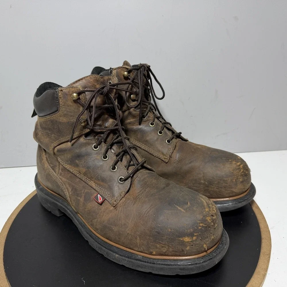 Red Wing Shoes Boots Mens Size 11 Brown Leather Steel Toe Work EH 2212 USA